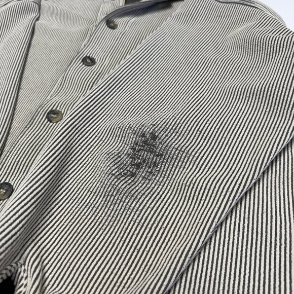 Vintage BC Ethic Lounge Shirt Men’s 2XL 26.5x29.5 Long Sleeve Corduroy Shacket - Picture 7 of 16